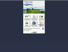 Tablet Screenshot of harborlinksgc.com